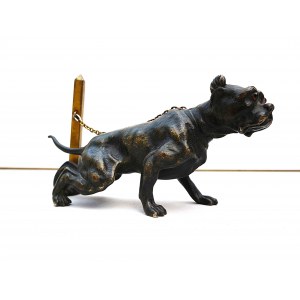 Pracownia Alphonse'a Giroux(1799-1881), rzeźba psa Staffordshire bull terrir