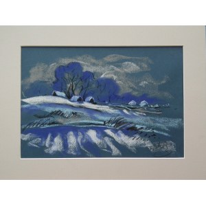 Wiktor Zin(1925-2007), Zimná krajina