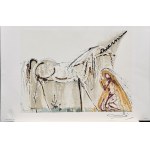 Salvador DALI (1904-1989) La Licorne Z cyklu: Les Chevaux de Dali (Daliinian Horses), 1983