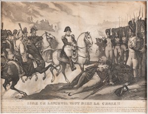 Emperor Napoleon I at the Battle of Ulm, France 1805.