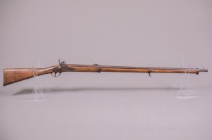 Rifle with cap lock, France 19th century.