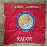 Impressive propaganda banner of the communist People