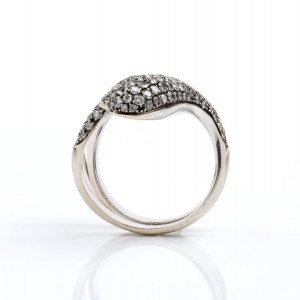 DADA ARRIGONI, Diamond gold snake ring