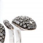 DADA ARRIGONI, Diamond gold snake ring