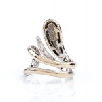 DADA ARRIGONI, Diamond gold snake ring