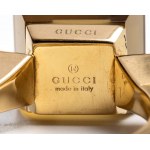 GUCCI, Chiodo Collection: gold ring with smoky quartz