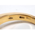 GUCCI, Chiodo Collection: gold ring with smoky quartz