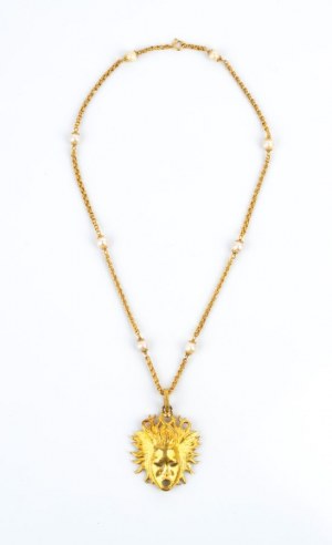 UNOAERRE, Pearl gold necklace and pendant