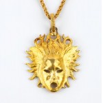 UNOAERRE, Pearl gold necklace and pendant