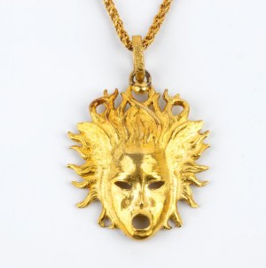 UNOAERRE, Pearl gold necklace and pendant