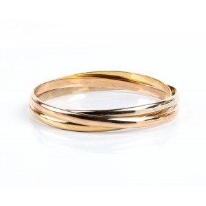 CARTIER, Trinity collection: hoop gold bracelet