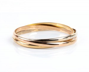 CARTIER, Trinity collection: hoop gold bracelet