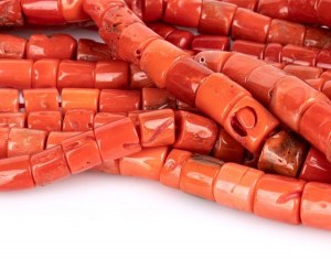 Lot of 5 coral strands