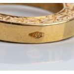 Necklace and bracelet with gold and quartz