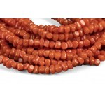 Lot of 3 coral necklaces and 1 coral bracelet