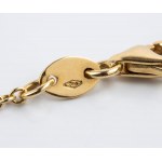 Gold diamond necklace