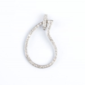 Diamond gold pendant