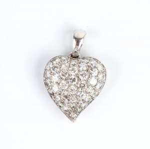 Diamond gold pendant