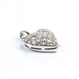 Diamond gold pendant