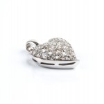 Diamond gold pendant