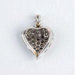 Diamond gold pendant