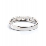 Gold diamond veretta ring