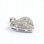 Gold diamond pendant