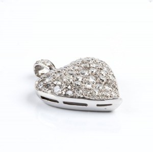 Gold diamond pendant