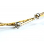 Gold diamond necklace