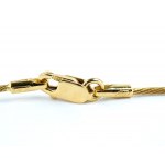 Gold diamond necklace