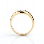 Gold diamond ring