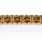 Angel skin coral gold bracelet and ring