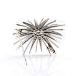 Platinum diamonds brooch