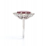 Ruby diamond gold ring