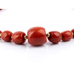 Cerasuolo coral necklace