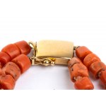 Mediterranean coral necklace