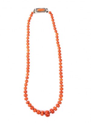Mediterranean coral necklace