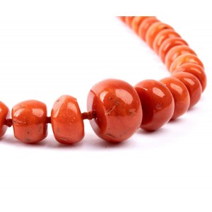 Mediterranean coral necklace