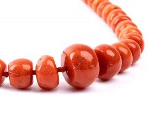 Mediterranean coral necklace
