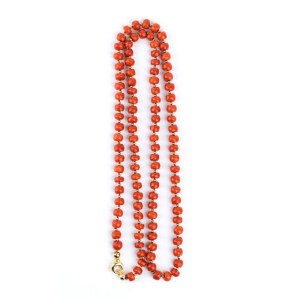 Mediterranean coral necklace