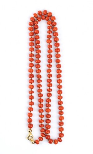 Mediterranean coral necklace