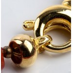 Mediterranean coral necklace
