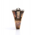 Gold diamonds band ring