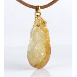 Jade pendant with cord