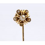 Two gold pins