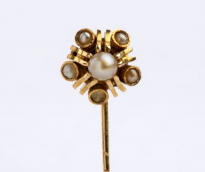 Two gold pins