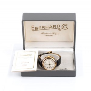 EBERHARD, Vintage chronograph wristwatch, late 1980s reissue