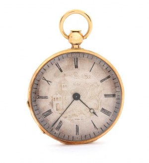 Gold pocket watch