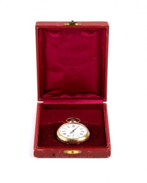 BORNARD GENEVE, 18k gold pocket watch