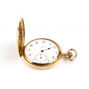 JUPITER, 18k gold hunter pocket watch